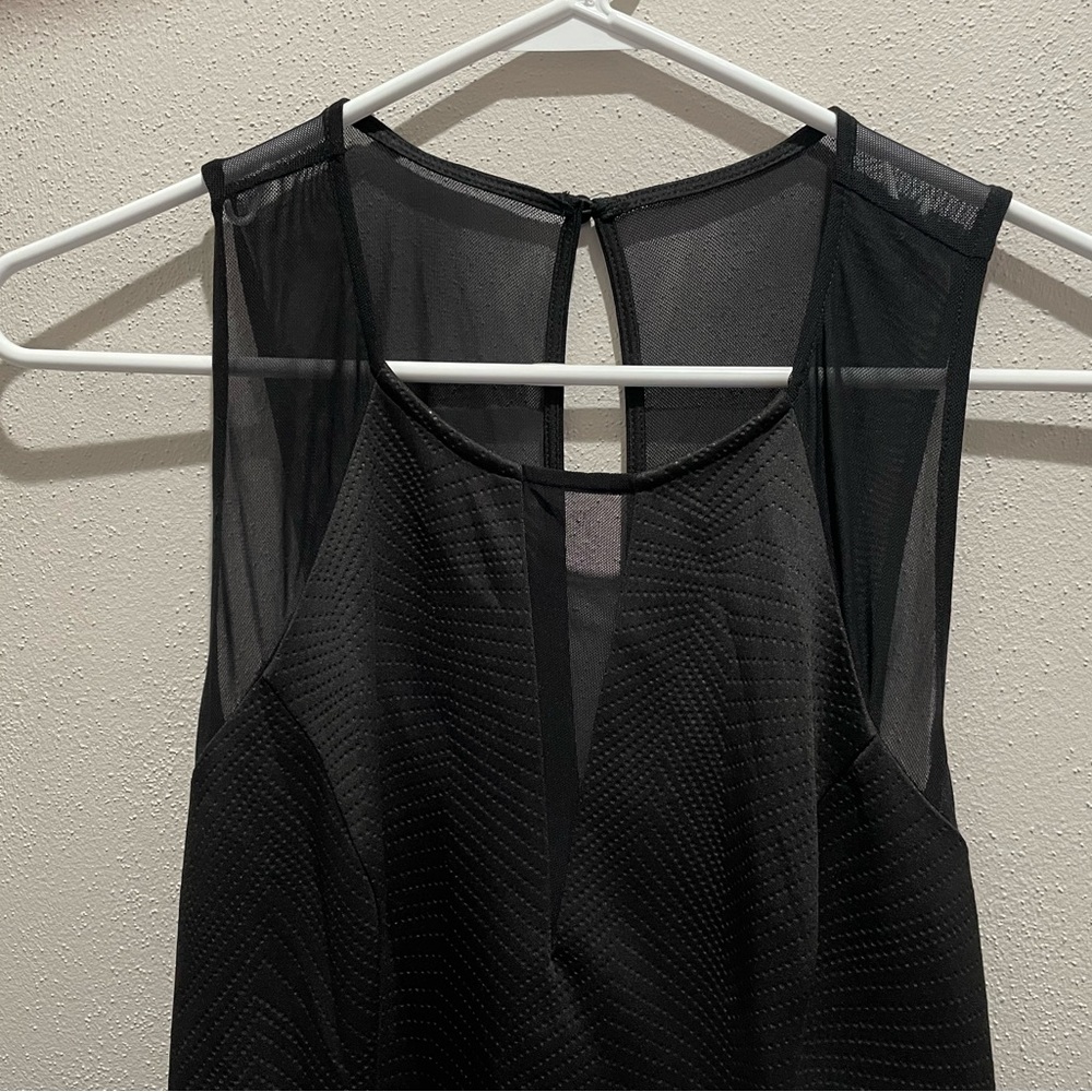 Guess NWT Black Illusion Back‎ Dress.